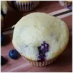 Buttermilk blueberry muffins