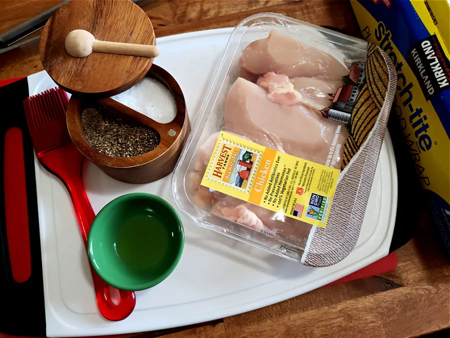 chicken breast preparation for grilling