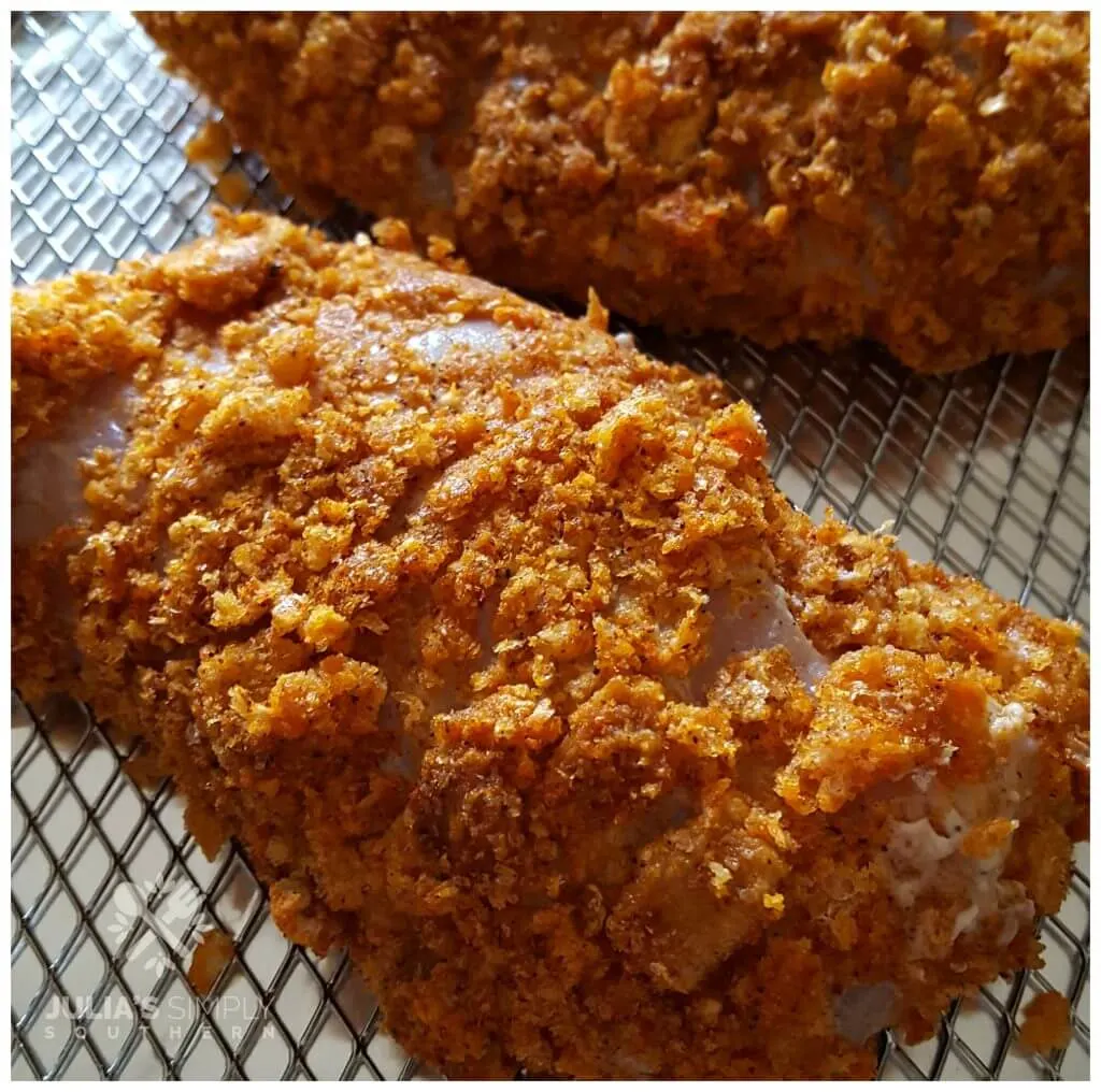 How to prepare chicken to be crunchy in the air fryer