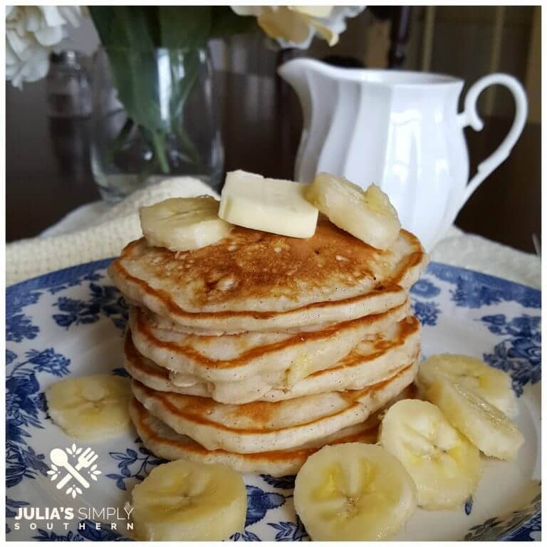 Banana Pancakes from Scratch Julias Simply Southern