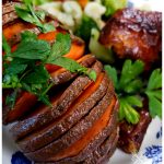 How to make delicious Hasselback sweet potatoes in the oven