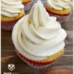 Amazing scratch made cupcakes recipe with homemade frosting.