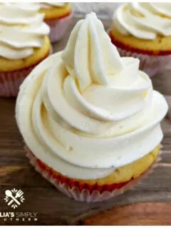 Amazing scratch made cupcakes recipe with homemade frosting.