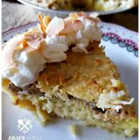 Southern Dessert Recipes - Coconut Pecan Chess Pie