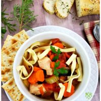 Grandmas Slow Cooker Chicken Noodle Soup recipe