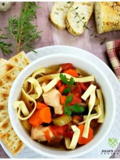 Grandmas Slow Cooker Chicken Noodle Soup recipe