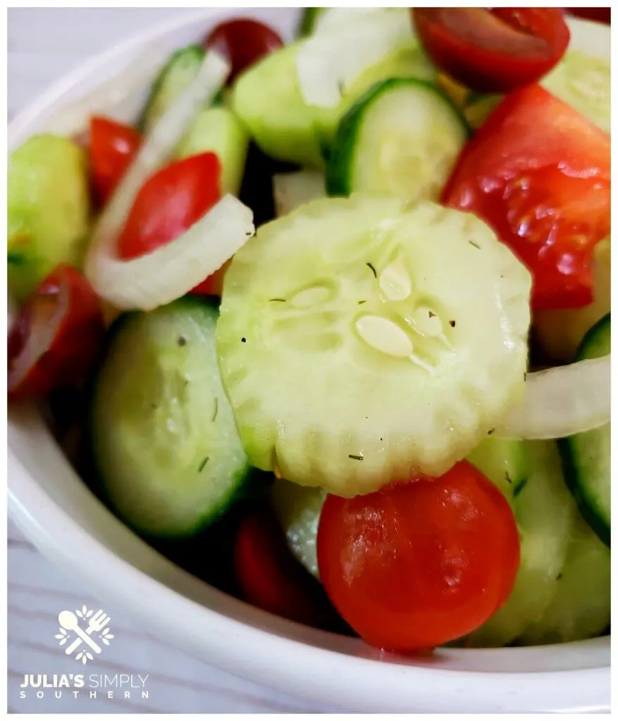 Delicious Cucumber, Tomato and Onion Salad Recipe with fresh vegetables