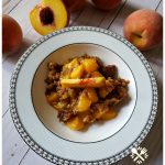 Coconut Sugar Peach Cobbler is healthier and diabetic friendly. This easy summer dessert is best with fresh peaches.