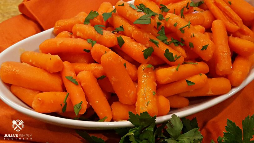 Glazed Carrots with honey and ginger are a healthy delicious side dish recipe