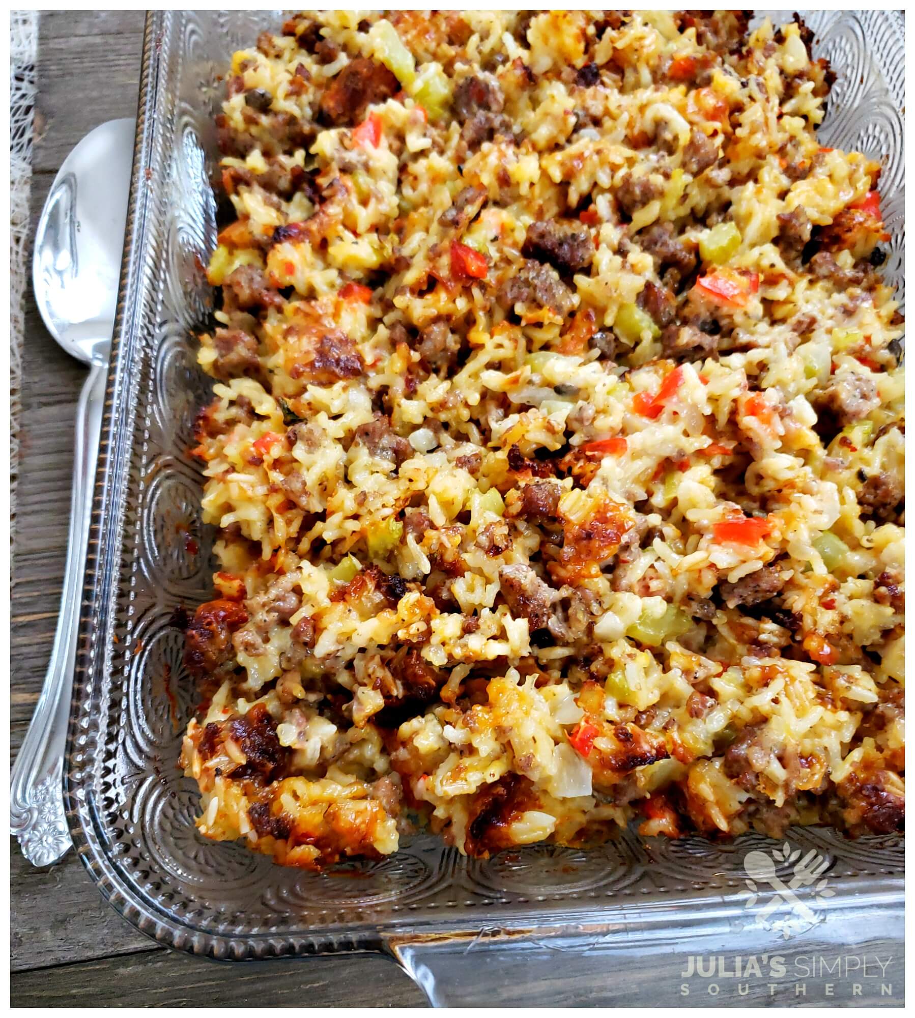 Sausage And Rice Casserole Julias Simply Southern 5982