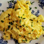 Scrambled Duck Eggs Recipe with Ricotta and Chives