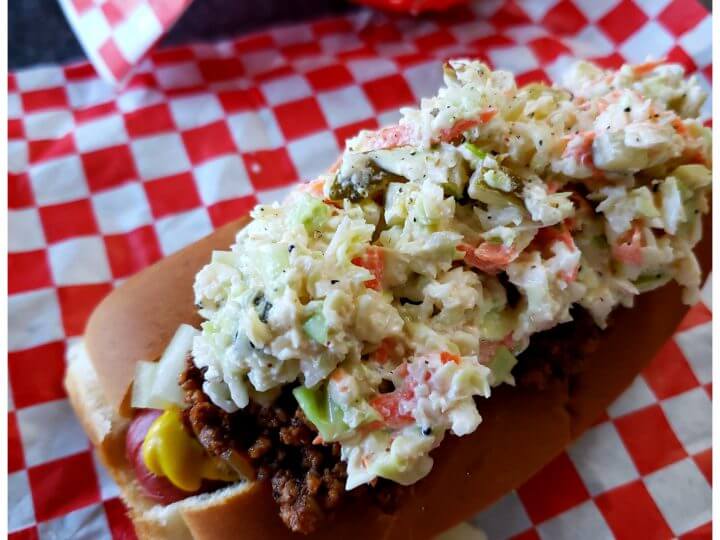 where did slaw dogs originate