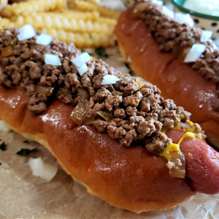 Simply Childogs Easy Crock Pot Hot Dog Chili Recipe - Julias Simply Southern