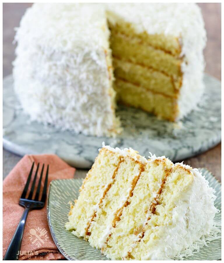Southern Coconut Cake Recipe Julias Simply Southern