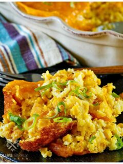Best recipe for old fashioned Southern corn pudding, a Thanksgiving side dish