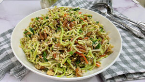 Easy Broccoli Slaw Recipe with Ramen