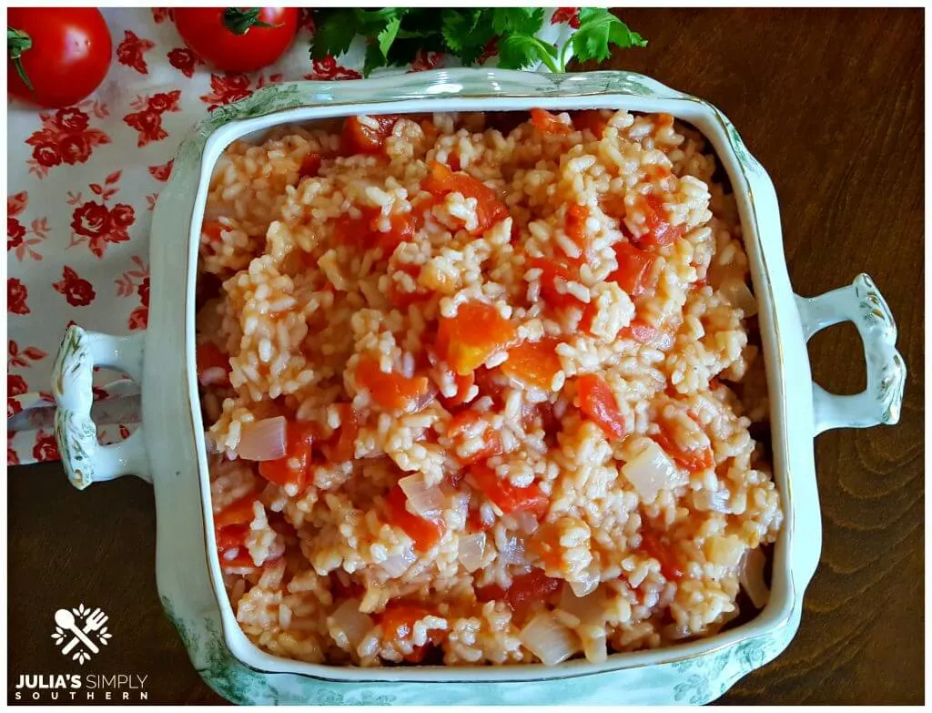 Old fashioned Southern tomatoes and rice recipe 