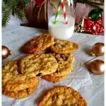 Homemade Cookies for Santa - Oatmeal Raisin Cookies