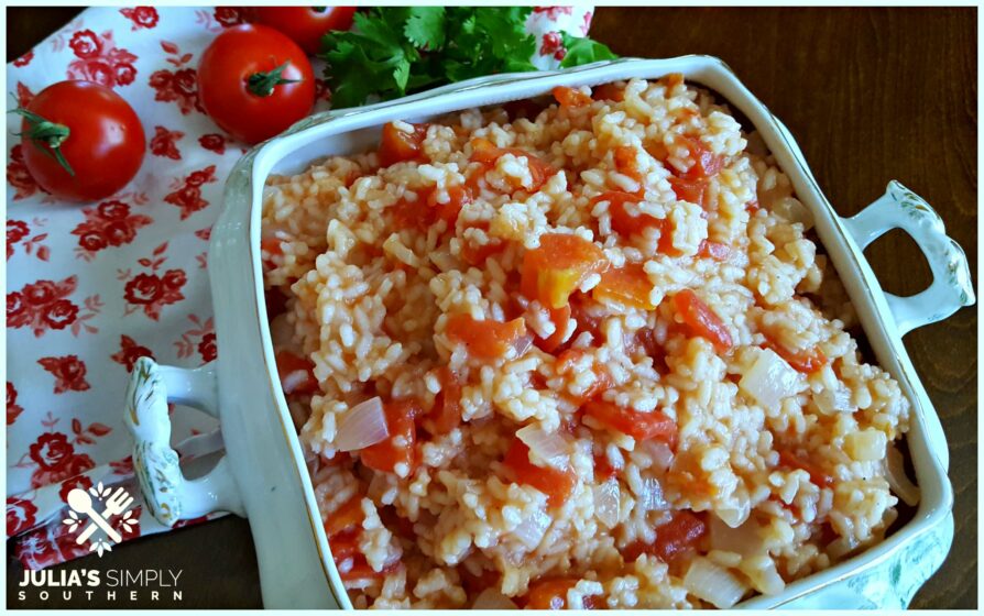 Classic Old Fashioned Southern Tomatoes and Rice Side Dish Recipe