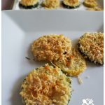 Awesome squash recipe baked with Parmesan Cheese and crunchy Panko bread crumbs in the oven. Seasoned perfectly.