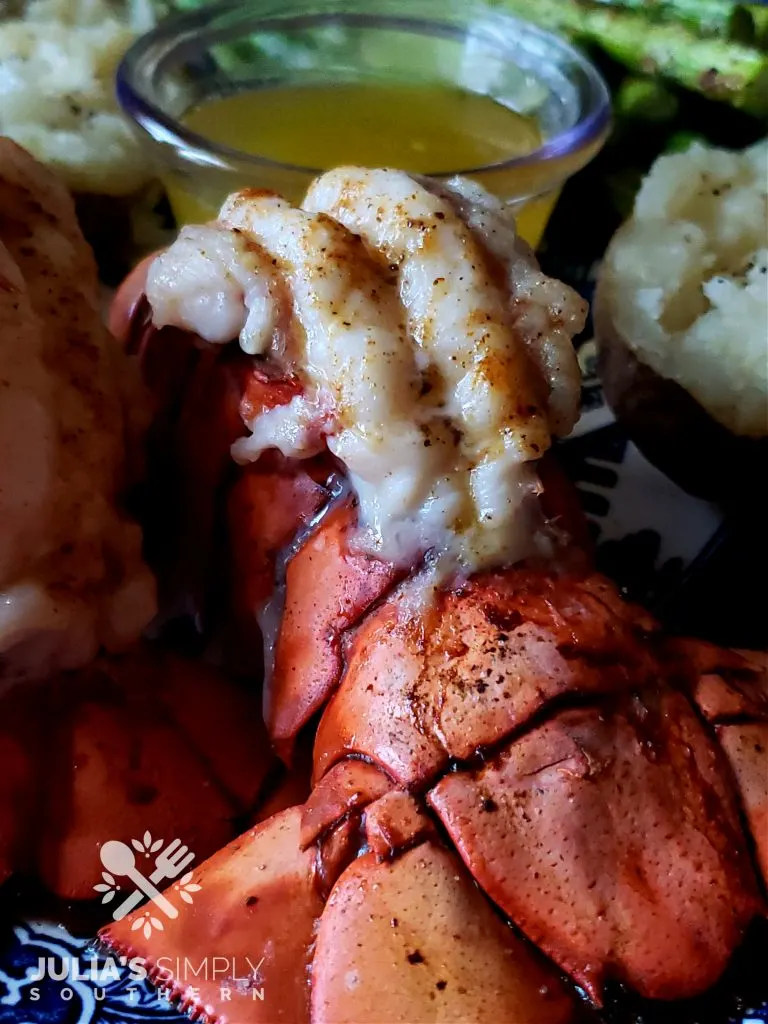Delicious Broiled Lobster Tails