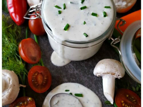 old fashioned homemade buttermilk ranch dressing Buttermilk Ranch Dressing