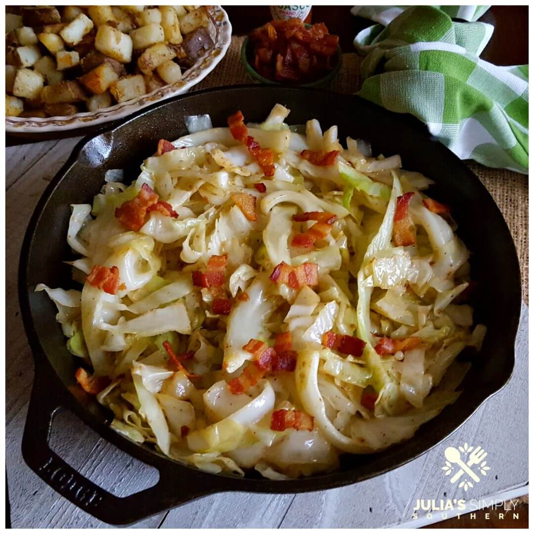 Southern Fried Cabbage Recipe - Julias Simply Southern