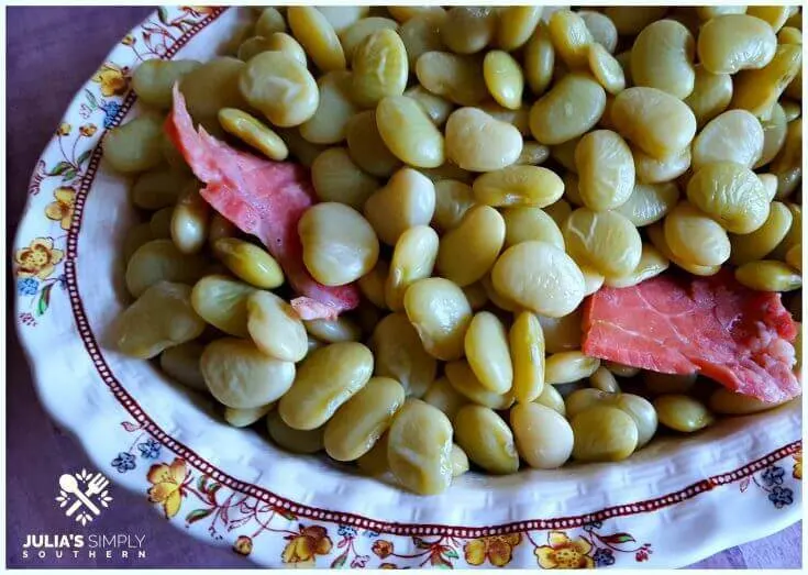 How to cook lima beans using fresh frozen rather than dried