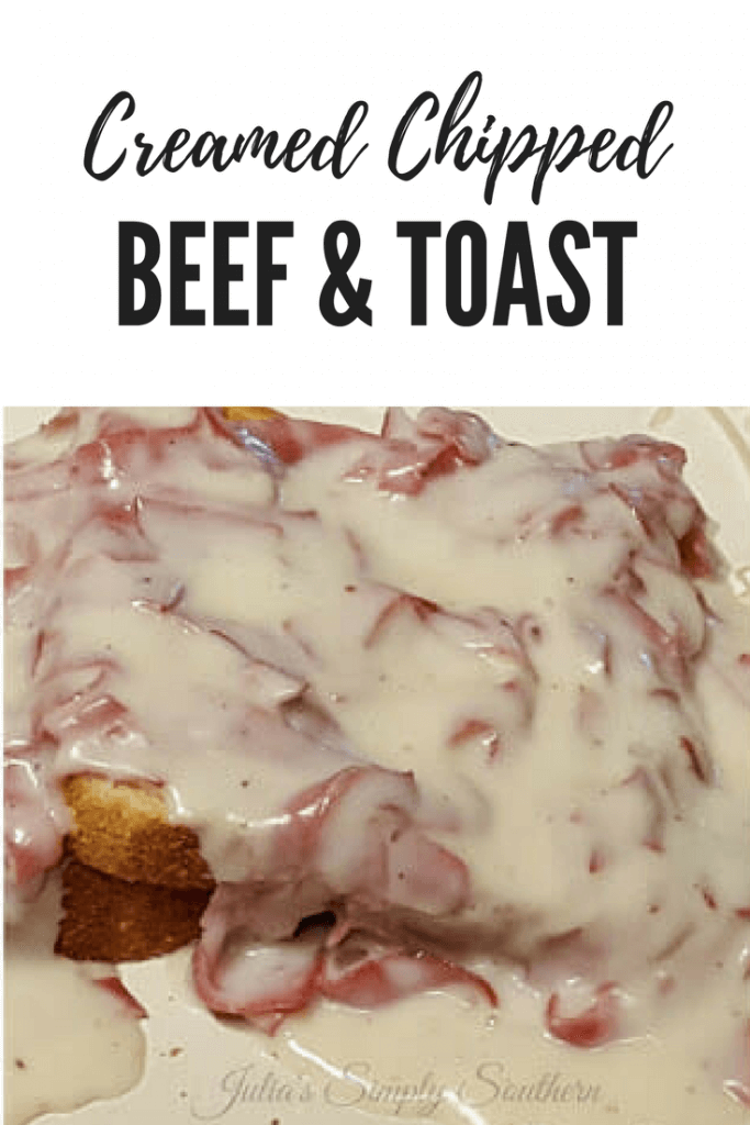 Creamed Chipped Beef and Toast - SOS - #easyrecipe #budgetfriendly #beef #classic