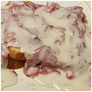 Creamed Chipped Beef & Toast - S.O.S.