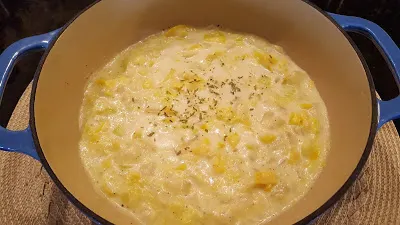 Creamed Squash Recipe
