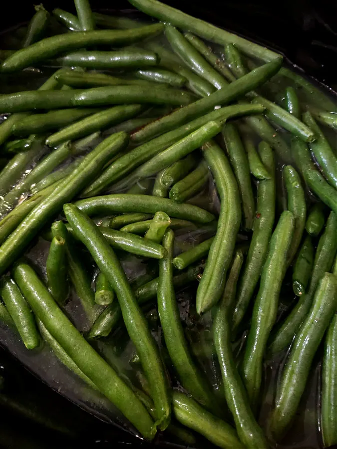 string beans in slow cooker