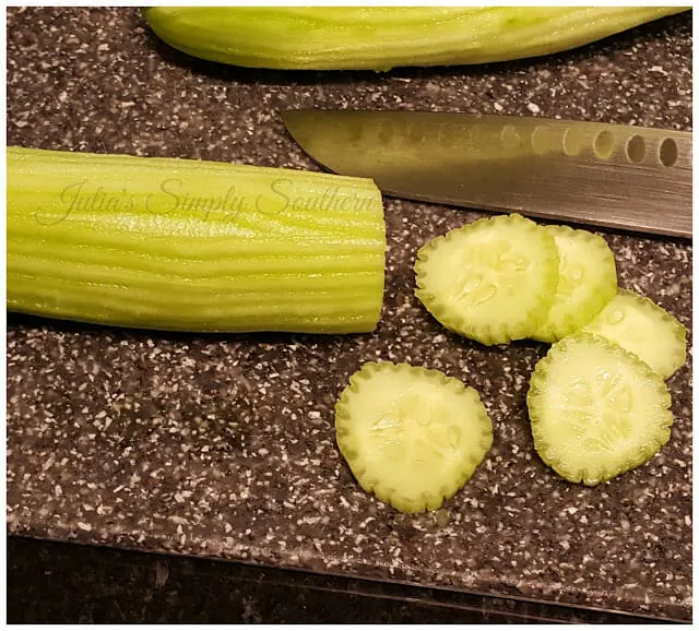 Cucumber Salad Recipe with fresh cucumbers