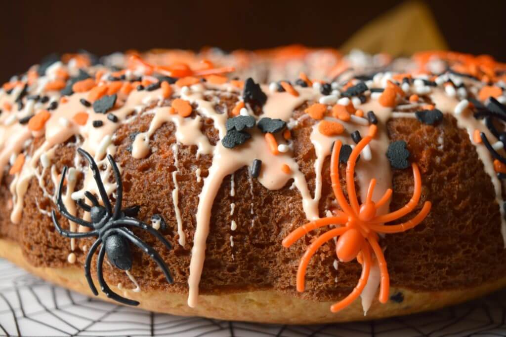 Spooky Spider Cake for Halloween