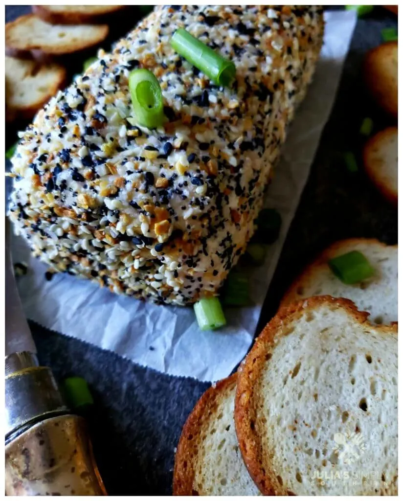 Best cheese ball recipe - Everything bagel seasoning