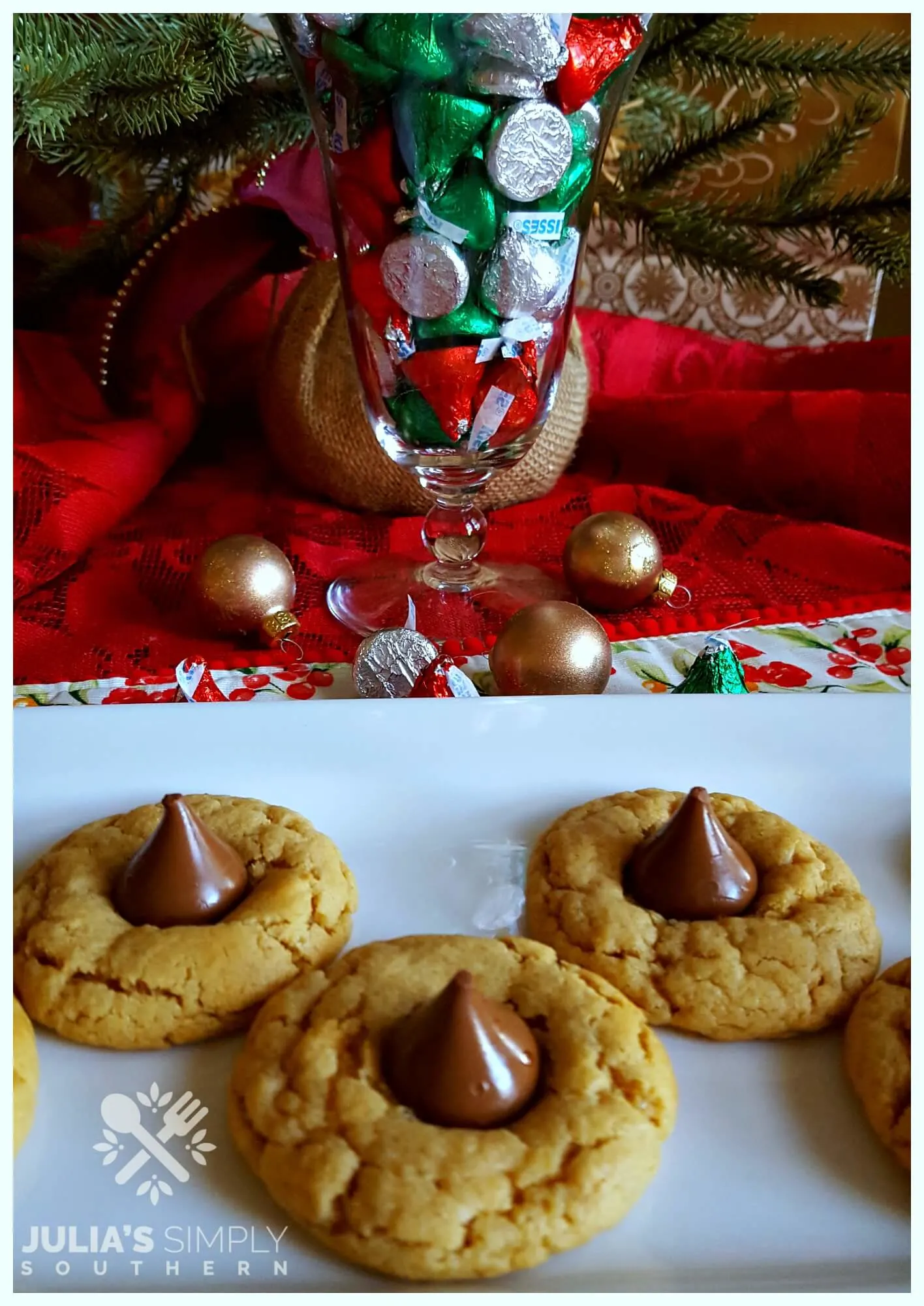 Peanut Butter Blossoms (no mixer!) - Katiebird Bakes