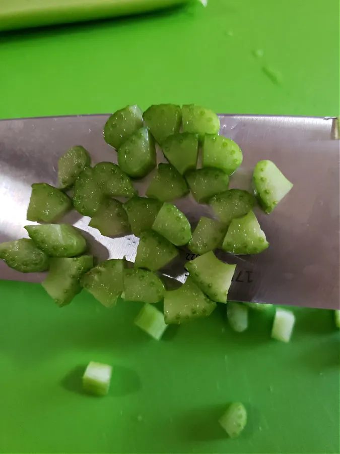 diced celery