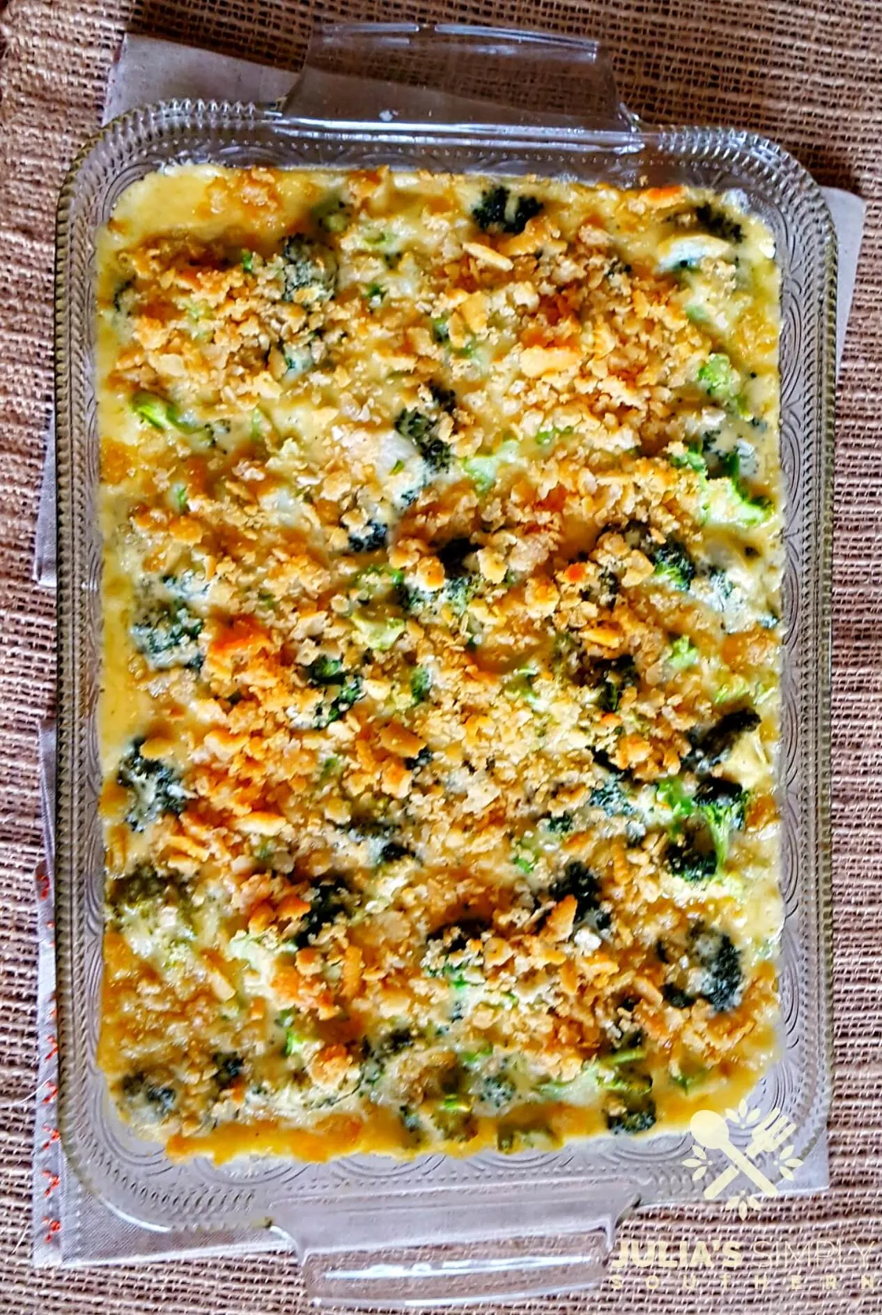 Easy broccoli and cheese baked side dish