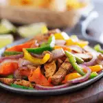 Best Ever Chicken Fajitas - easy family dinner recipe that is budget friendly