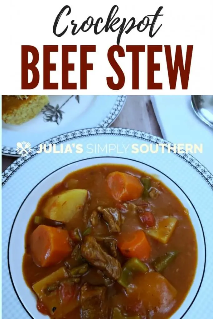 Old Fashioned Crockpot Beef Stew Julias Simply Southern