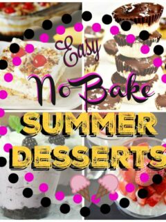 The Best No Bake Desserts with few ingredients that are cool for summer