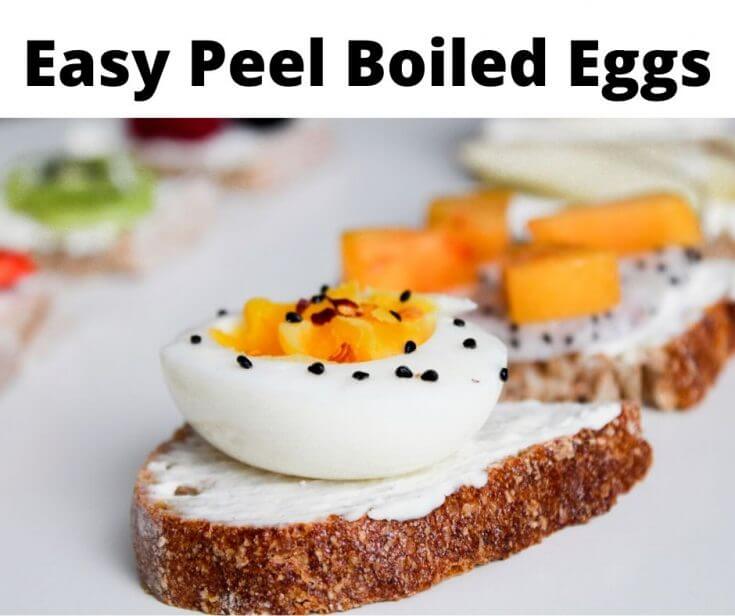 How to make easy peel boiled eggs