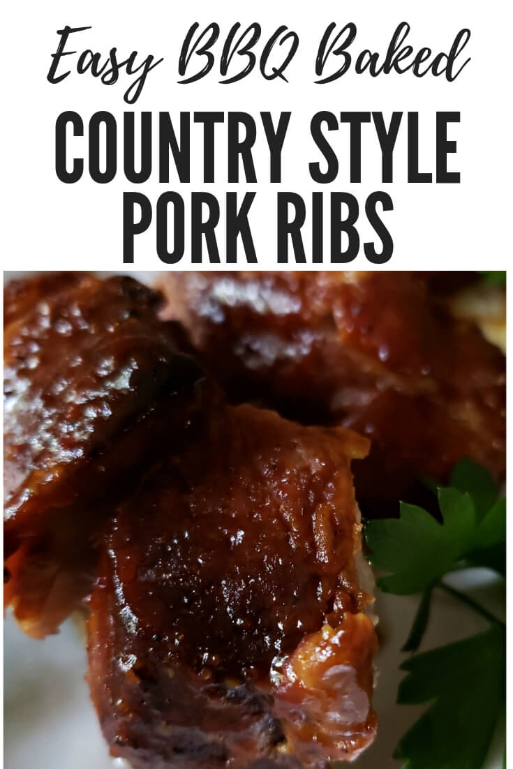 Easy BBQ Baked Country Style Pork Ribs