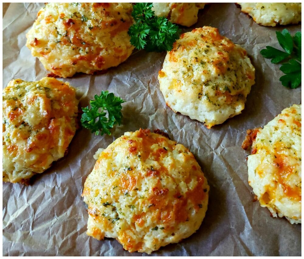 Cheddar Garlic Drop Biscuits Recipe Julias Simply Southern