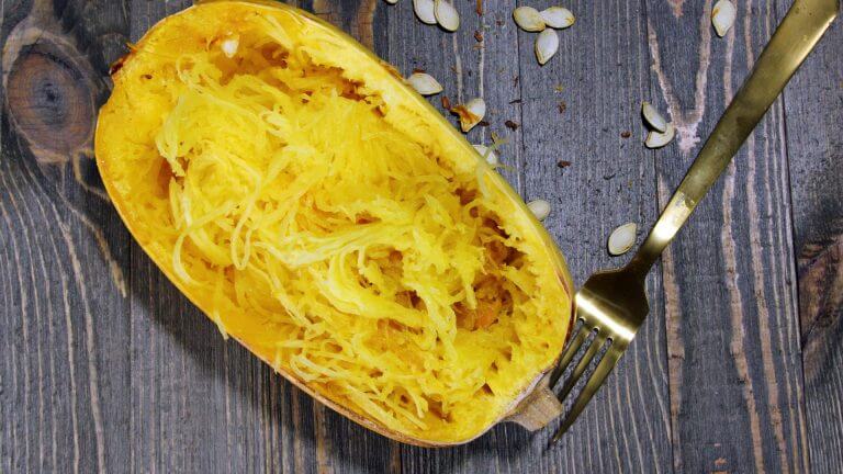 Baked spaghetti squash