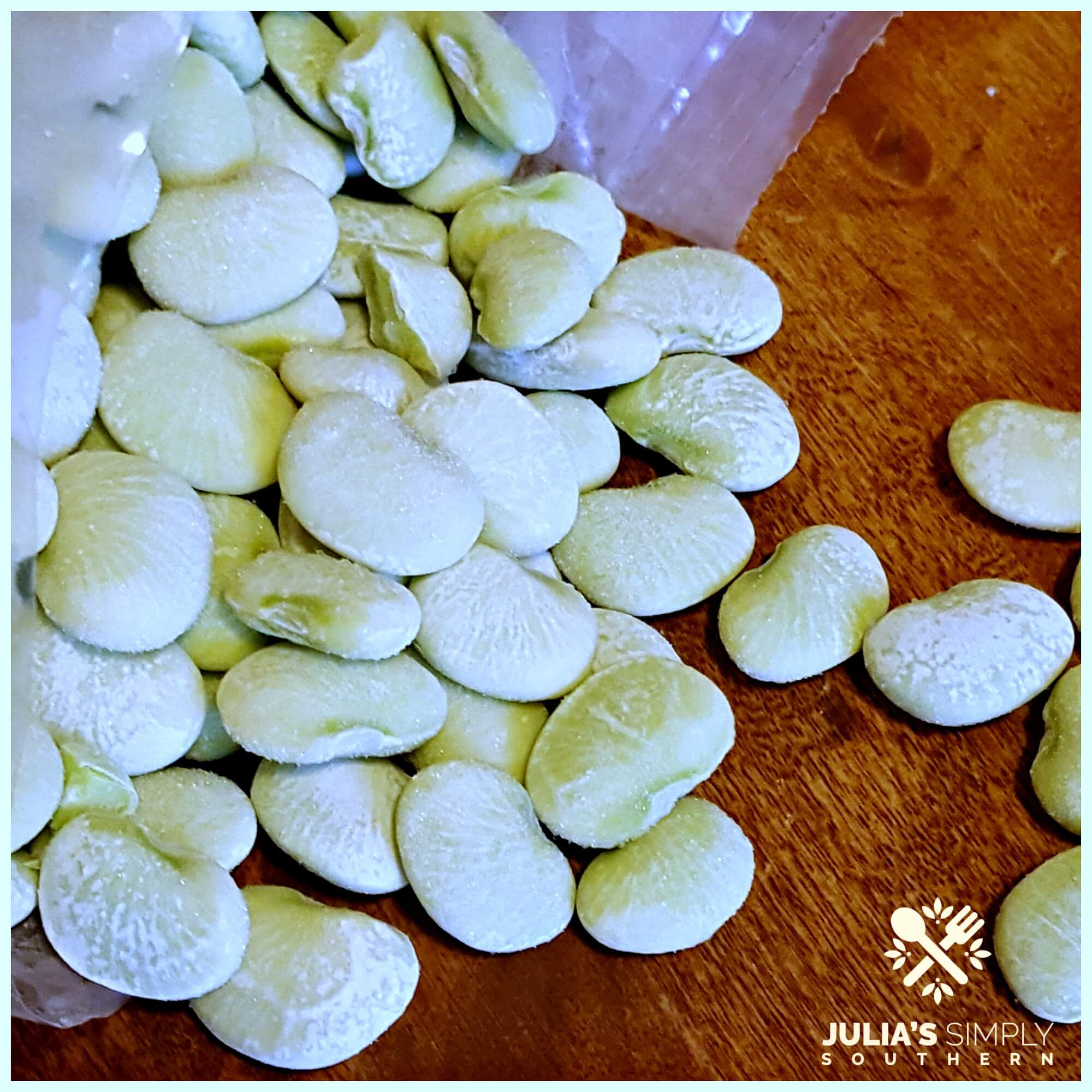 Fresh Frozen Green Baby Lima Beans and how they are different from dried beans