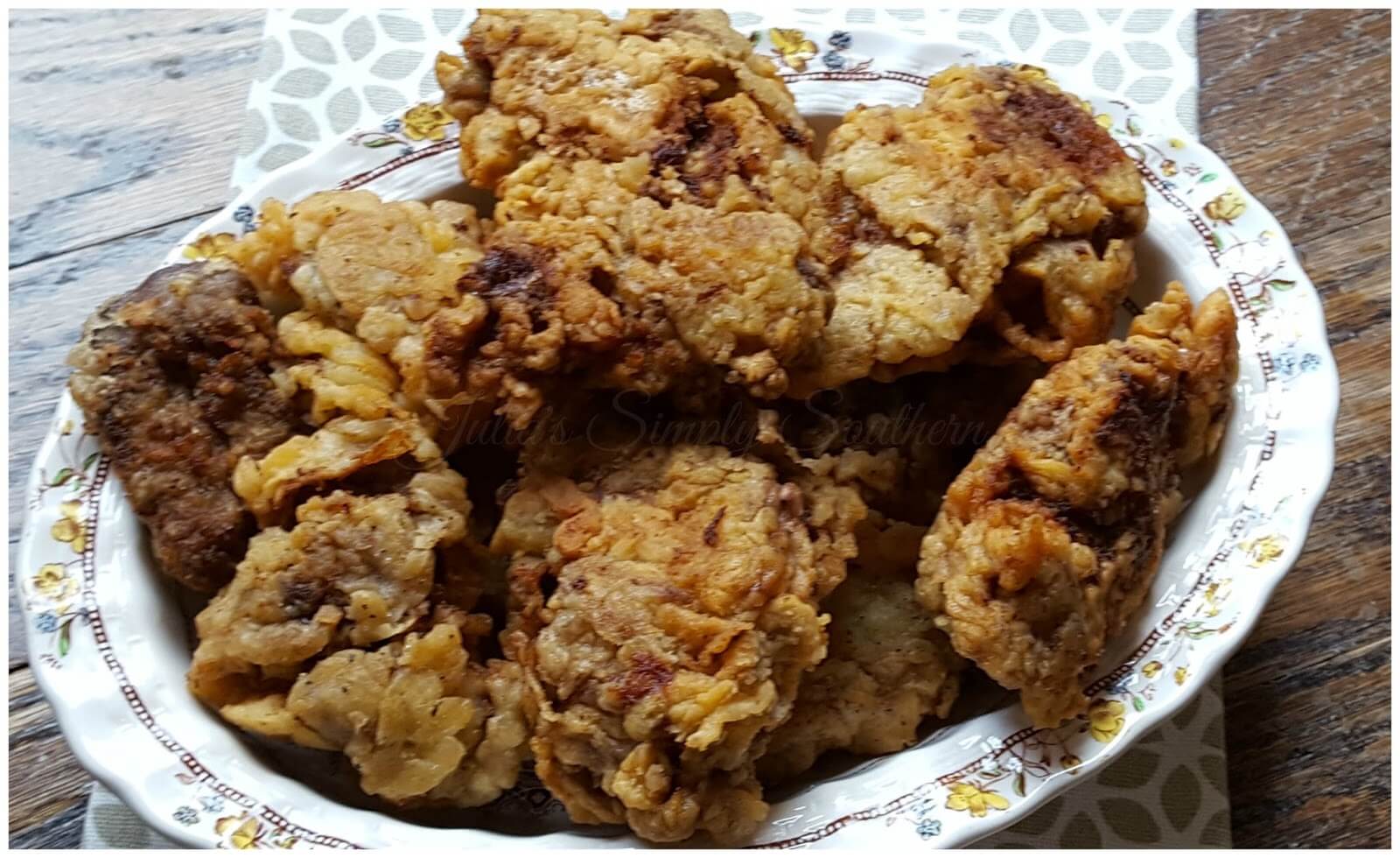 Southern Fried Chicken Livers - Julias Simply Southern