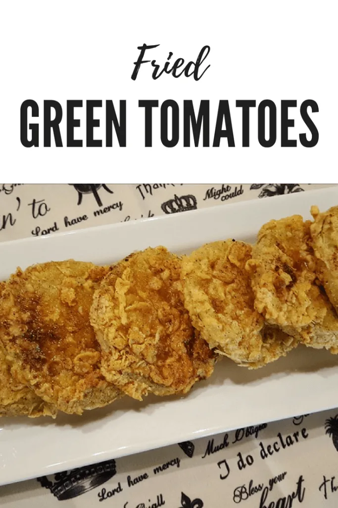 Southern Fried Green Tomatoes - A delicious appetizer or side dish recipe #tomatoes #easyrecipe #summer