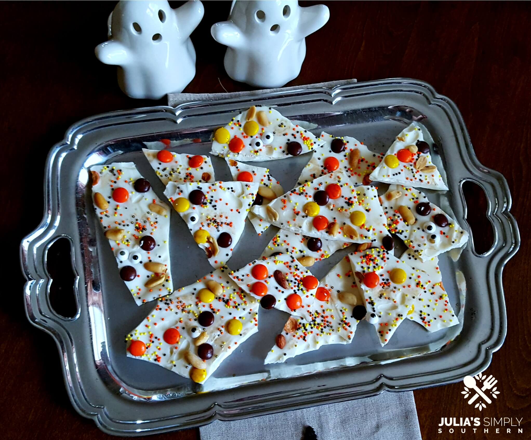 Fun Halloween treat - homemade bark