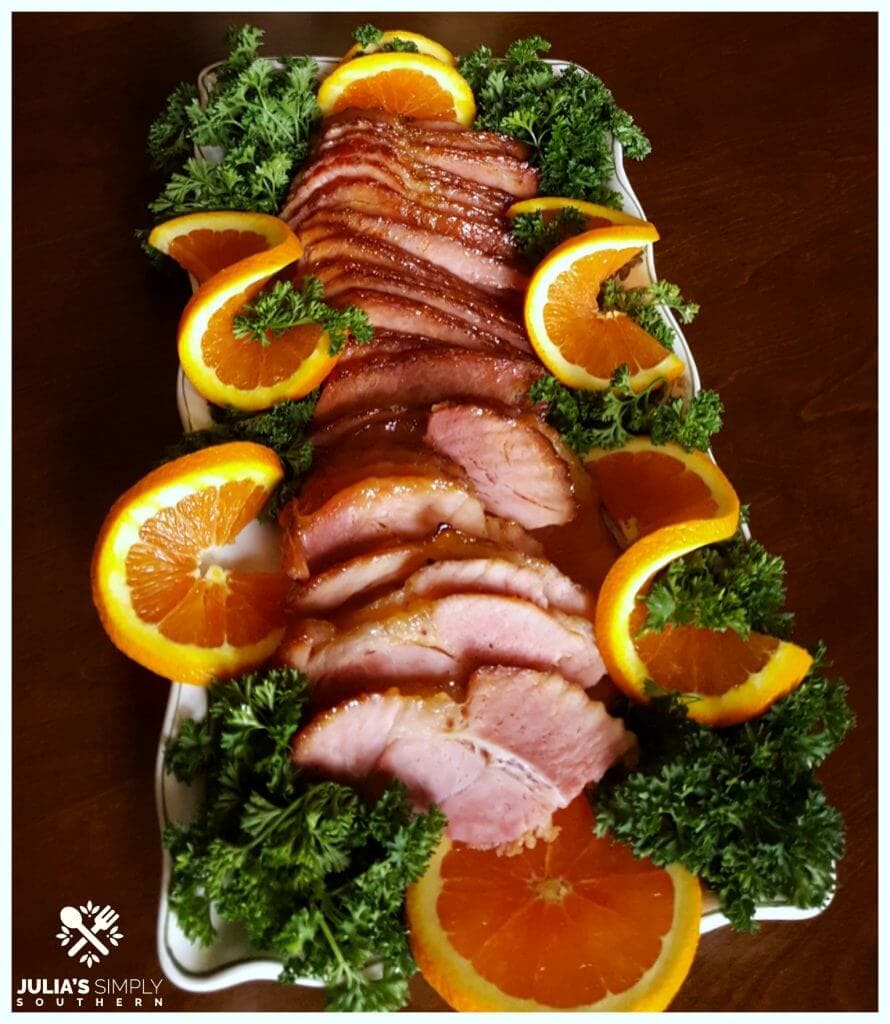 Glazed Ham With A Honey Orange Glaze - Julias Simply Southern